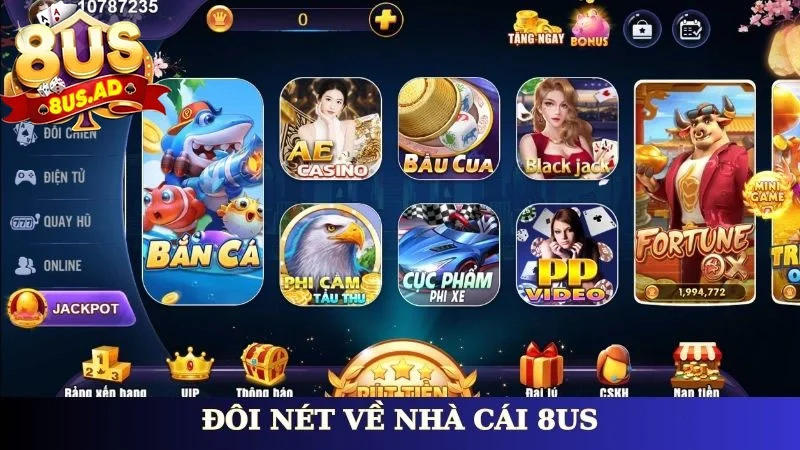 Đôi nét về nhà cái 8Us