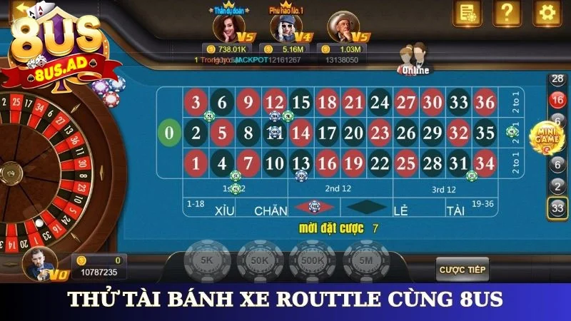 Thử tài bánh xe Routtle cùng 8Us